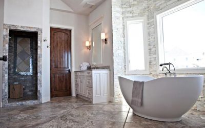Here is a peak at our Master Bath in our Parade …